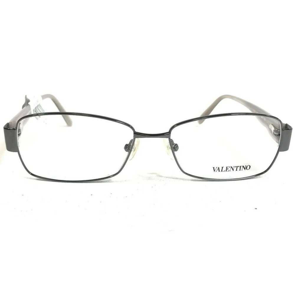 NWT Valentino V2101 060 Dark Rectangle 54mm Eyeglasses